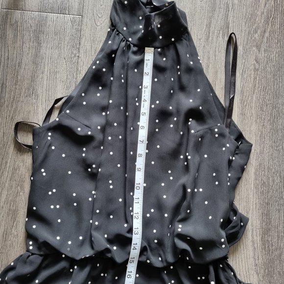 Joseph Ribkoff Polka Dot Sleeveless Dress Size 8 - Picture 12 of 13